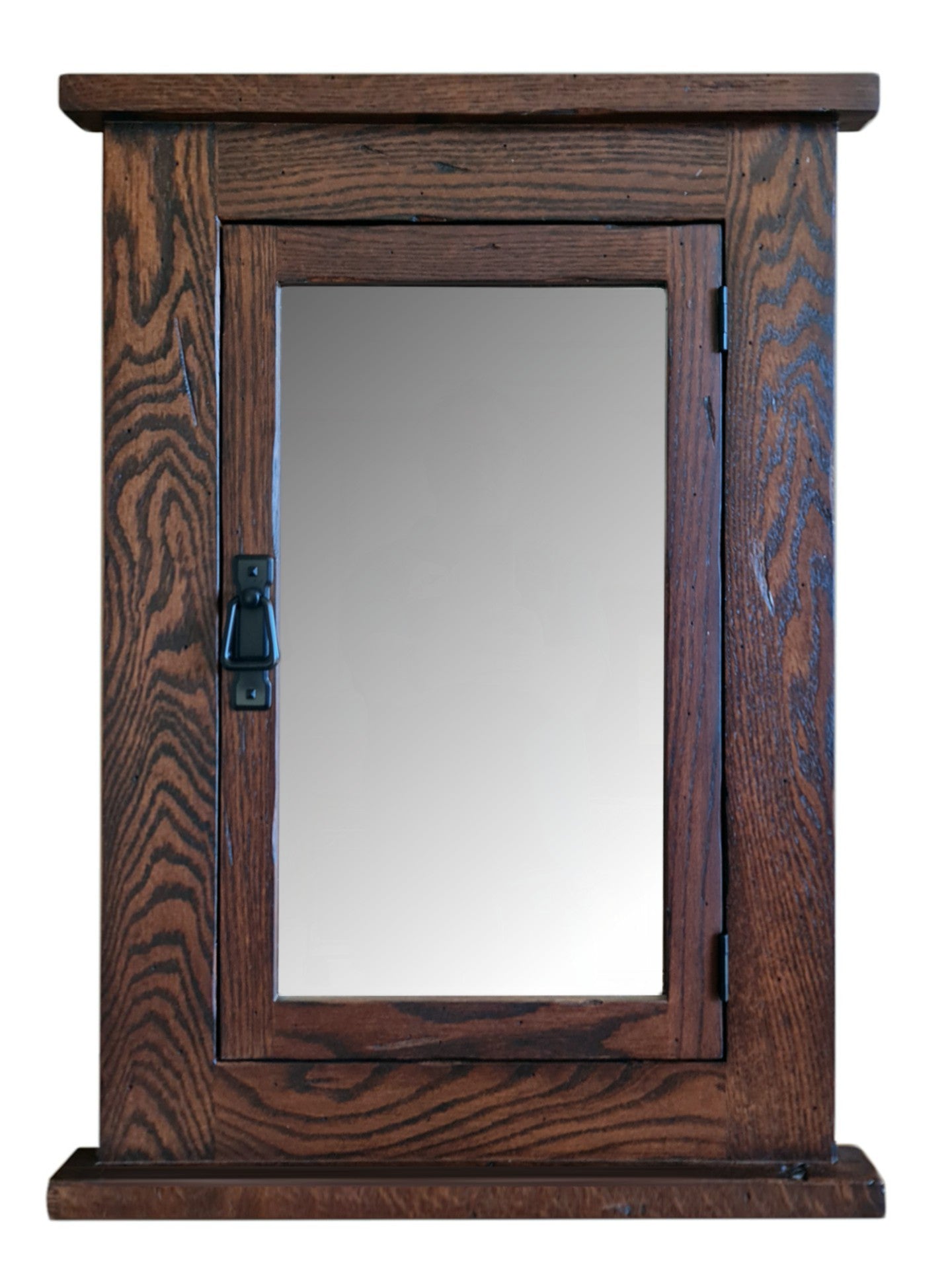 Archiwood Solid Oak Rustic Recessed Medicine Cabinet