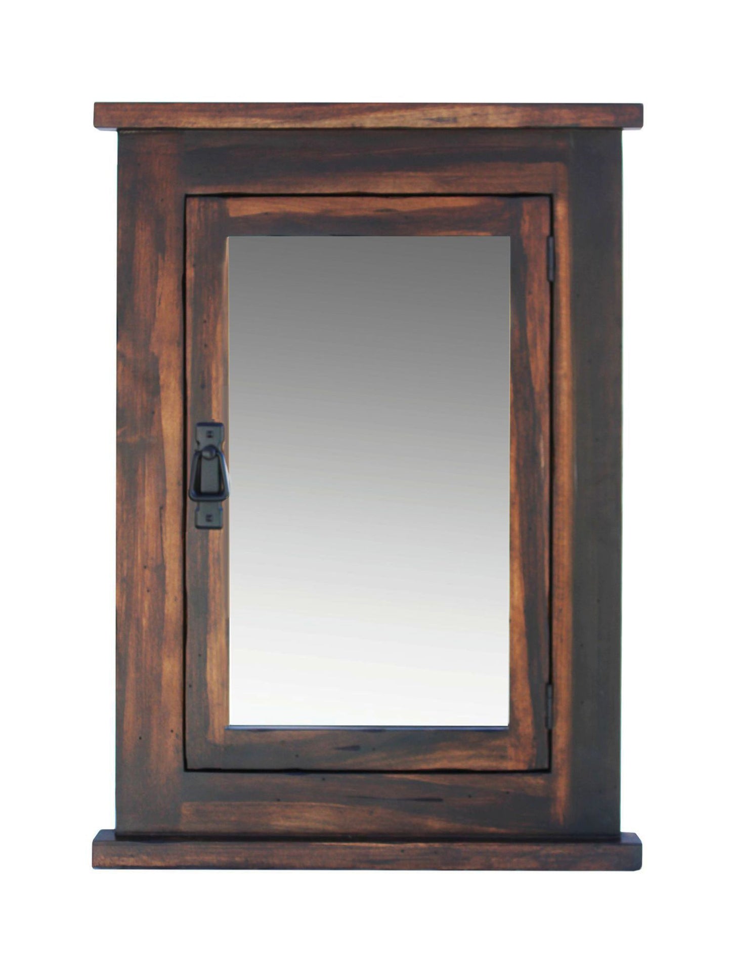D&E Wood Primitive Recessed Mission Medicine Cabinet