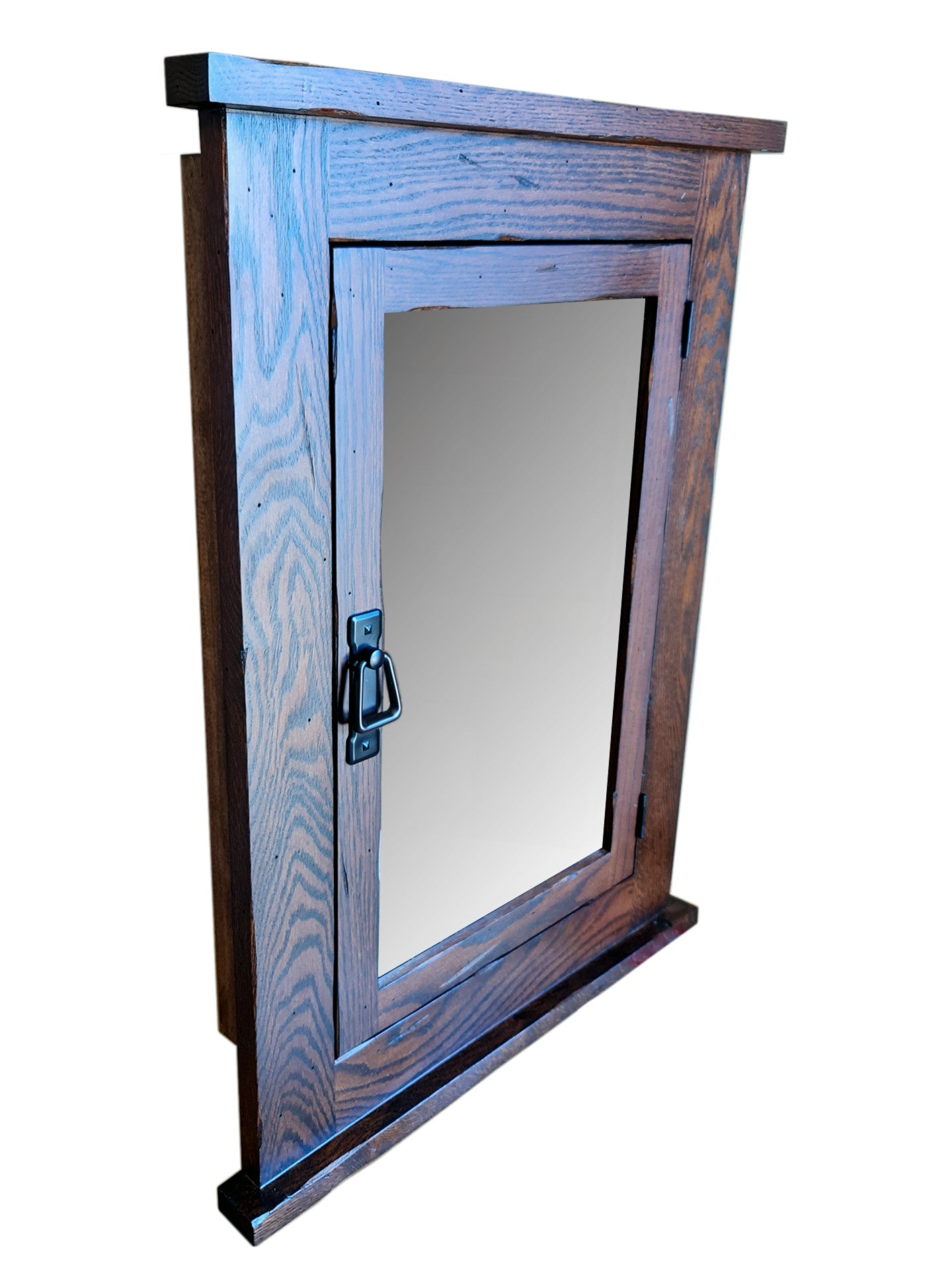 Archiwood Solid Oak Rustic Recessed Medicine Cabinet