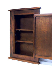 D&E Wood Primitive Recessed Mission Medicine Cabinet