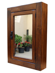 D&E Wood Girona Mission Medicine Cabinet