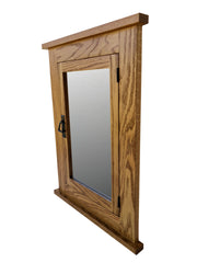 Oak Mission Recessed Medicine Cabinet