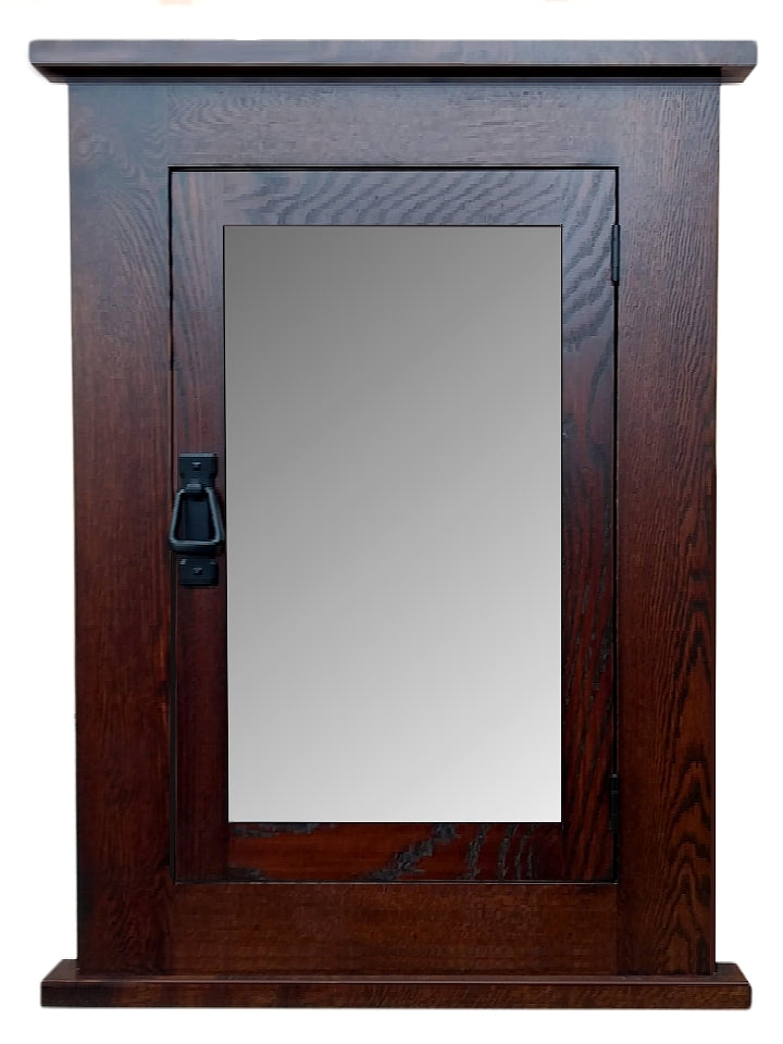 Oak Mission Recessed Medicine Cabinet