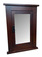 Oak Mission Recessed Medicine Cabinet