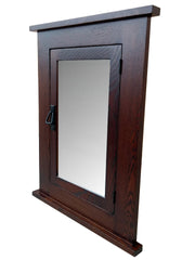 Oak Mission Recessed Medicine Cabinet